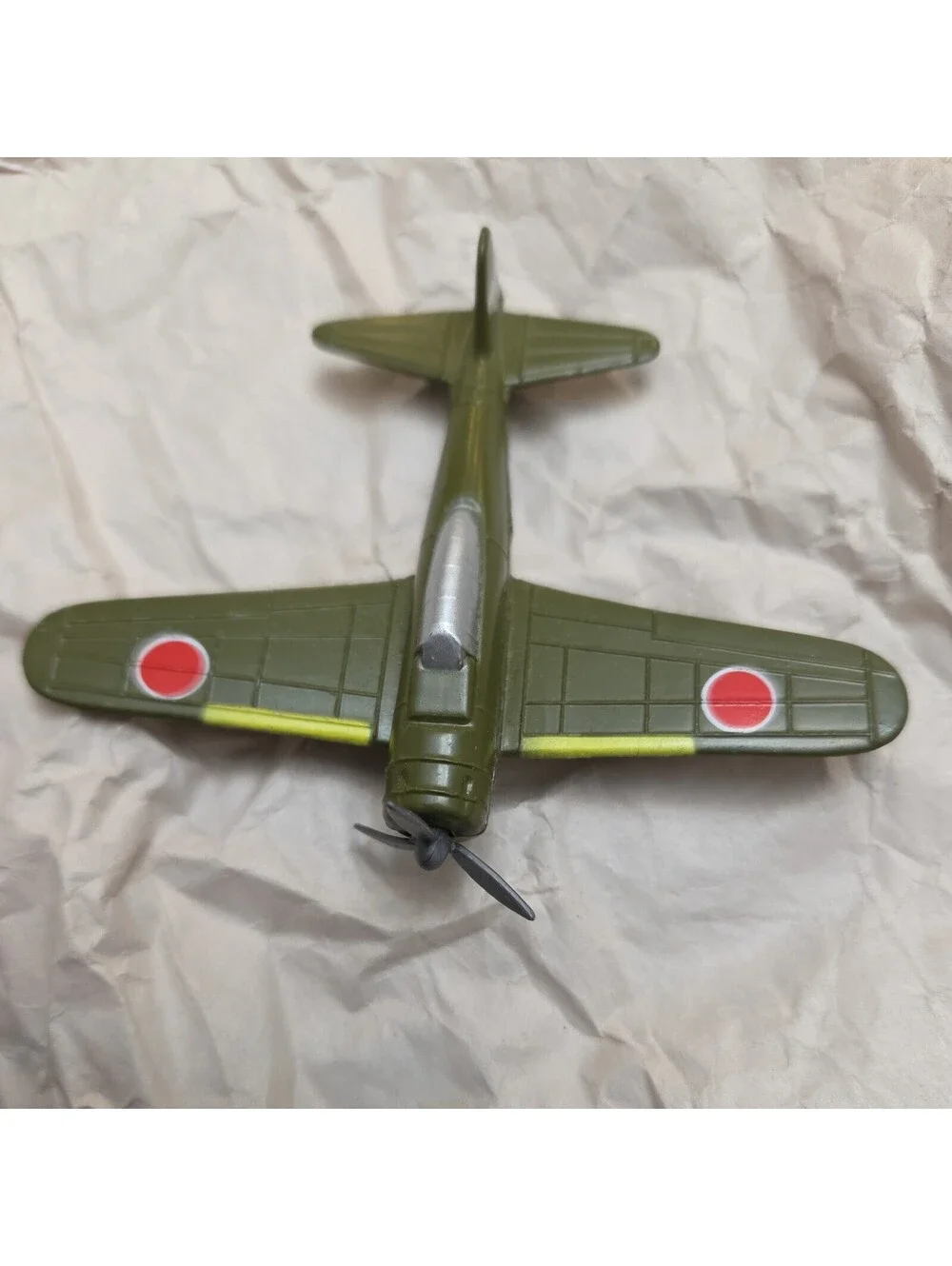 Vintage Dyna Flites A114 Japanese Zero Green Diecast Airplane